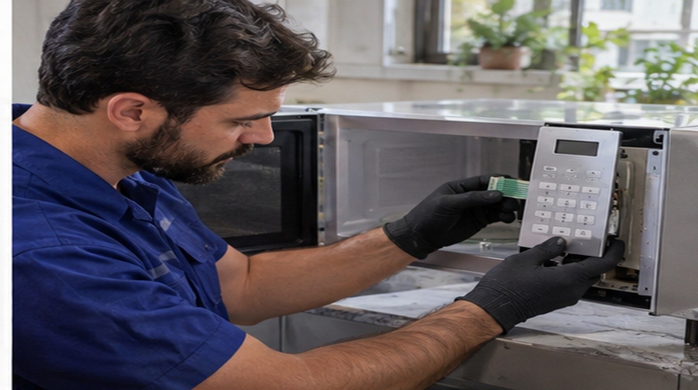 Conserto de micro-ondas em Passo Fundo‑RS: troca da membrana e do painel